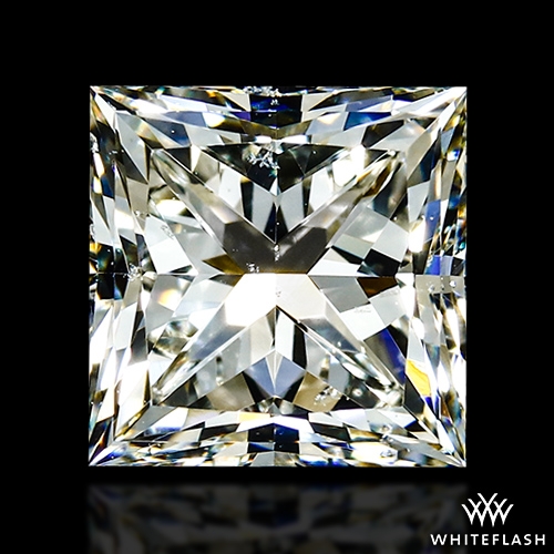 1.075 ct J SI1 Princess Ideal diamond