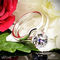 Vatche 191 Swan Solitaire Wedding Set