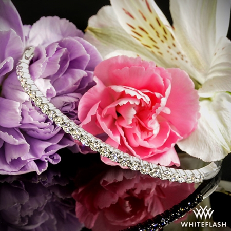 Artificial discount diamond bangles