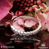 Benchmark Shared-Prong Diamond Wedding Ring