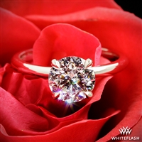 Semi-Custom Etoile de Coeur Solitaire Engagement Ring