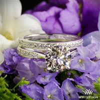 Legato Sleek Line Pave Diamond Wedding Ring