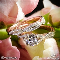 Verragio Twisted Two-Tone Diamond Wedding Set