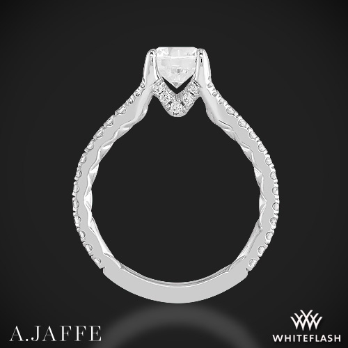 A. Jaffe ME3001QB Diamond Engagement Ring - Whit | 5537