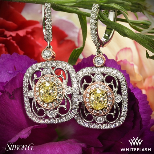 Simon G TE201 Diamond Earrings