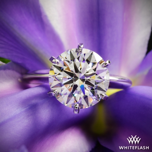 Platinum Classic 6 Prong Solitaire Engagement Ring
