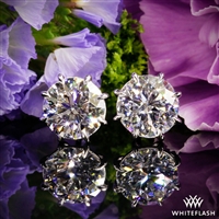 8-Prong Martini Diamond Earrings