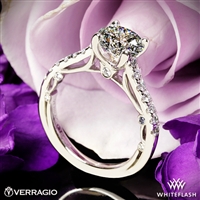 Verragio PAR-3074 Bead-Set Cathedral Diamond Engagement Ring