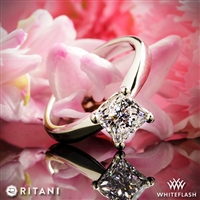 Ritani 1RZ7241 Cathedral Tapered Solitaire Engagement Ring