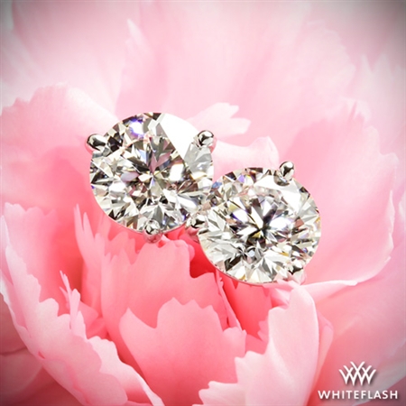 3 Prong Timeless Martini Diamond Earrings