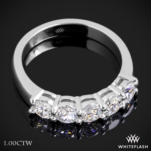 Five Stone Open Basket Diamond Wedding Ring | 6819