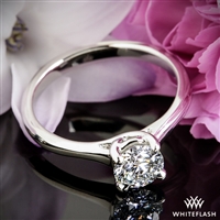X-Prong Trellis Solitaire Engagement Ring