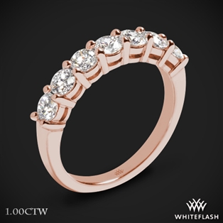 Seven Stone Open Basket Diamond Wedding Ring