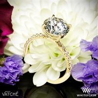 Vatche 1533 Charis Pave Diamond Engagement Ring