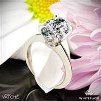 Semi Custom Vatche U-114 4 Prong Solitaire Engagement Ring 