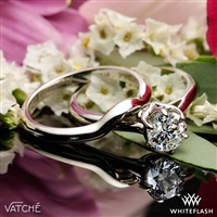 Vatche 191 Swan Solitaire Wedding Set