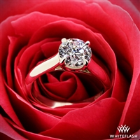 X-Prong Trellis Solitaire Engagement Ring