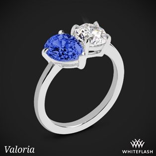 Valoria Pear Two Stone Right Hand Ring