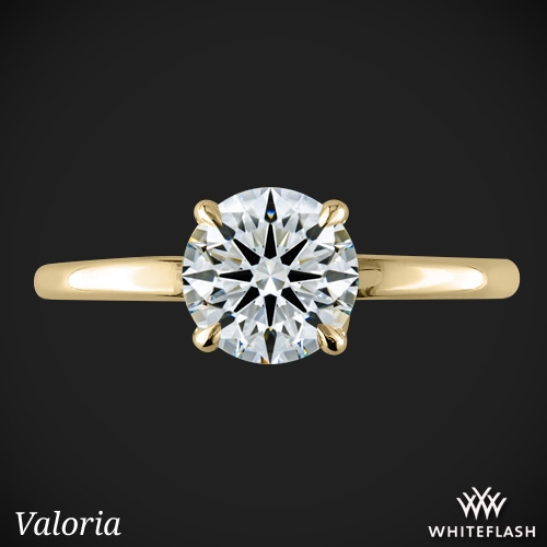 Valoria Four Prong Solitaire Engagement Ring | 6970