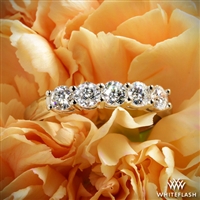 Five Stone Open Basket Diamond Wedding Ring