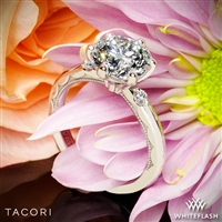 Tacori 56-2RD Sculpted Crescent Classic 3 Stone Engagement Ring