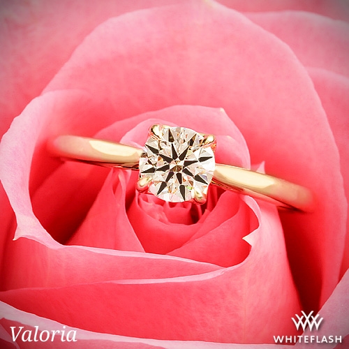 Valoria Tulip Solitaire Engagement Ring