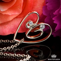 One Heart For Two Diamond Pendant