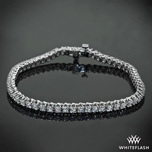 X-Prong Diamond Tennis Bracelet