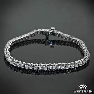 X-Prong Diamond Tennis Bracelet