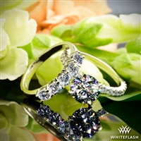 Diamonds for an Eternity Engagement Ring with Five Stone Open Basket Diamond Wedding Ring