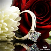 Classic 4 Prong Solitaire Engagement Ring for Princess