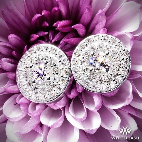 Brilliance Double Halo Diamond Earrings