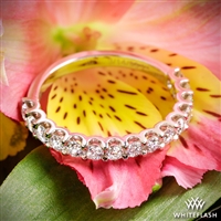 Annette's U-Prong Three Quarter Eternity Diamond Wedding Ring