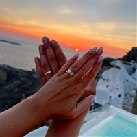 Annette's U-Prong Three Quarter Eternity Diamond Wedding Ring