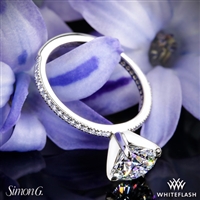 Simon G. PR108 Classic Romance Diamond Engagement Ring