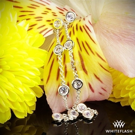 Whiteflash by the Yard Diamond Earrings
