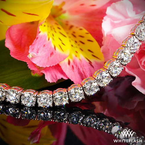 Four-Prong Timeless Lab Created Diamonds Tennis Bracelet