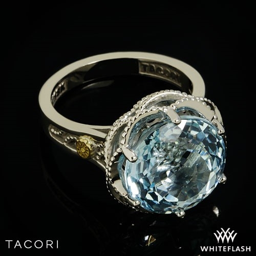 Silver Tacori SR12302 Island Rains Sky Blue Topaz Ring