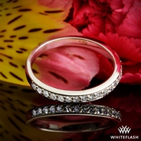 Legato Sleek Line Pave Diamond Wedding Ring