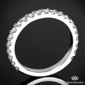 French-Set Diamond Wedding Ring