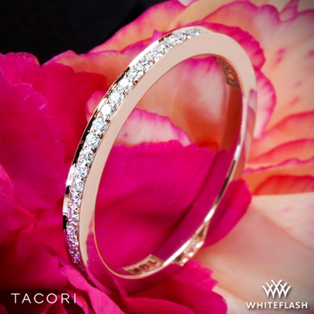 Tacori 2630BSM P Dantela Small Pave Diamond Wedding Ring