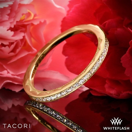 Tacori 41-15 Sculpted Crescent Diamond Wedding Ring