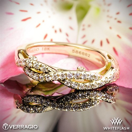 Verragio INS-7050W Braided Diamond Wedding Ring