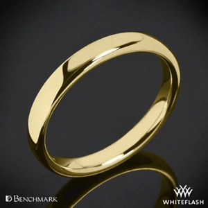 Benchmark European Comfort Fit Wedding Ring