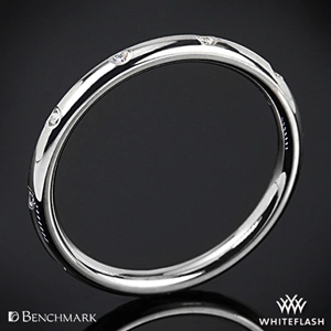 Benchmark Spaced Eternity Diamond Wedding Ring