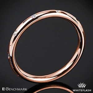 Benchmark Spaced Eternity Diamond Wedding Ring