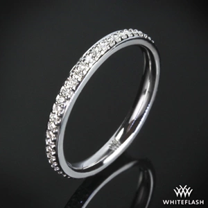 Micro Pave Diamond Wedding Ring