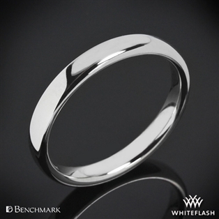 Benchmark European Comfort Fit Wedding Ring