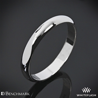 Benchmark Half Round Wedding Ring