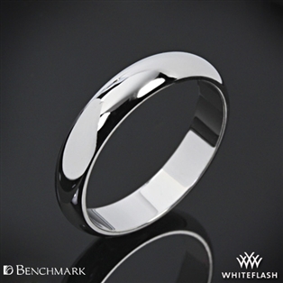 Benchmark Half Round Wedding Ring